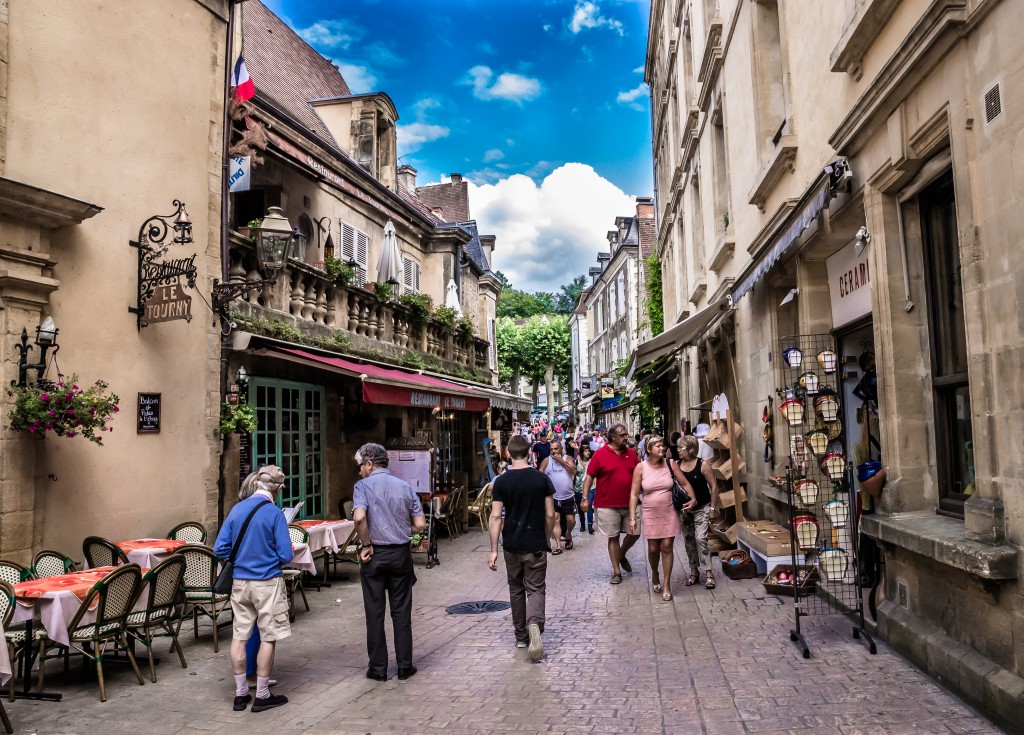 Side Streets of Sarlat, France