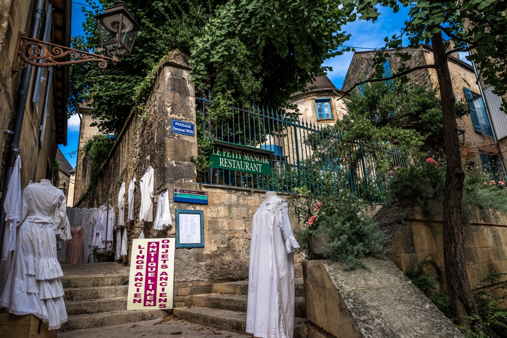 traditional shops around Sarlat France