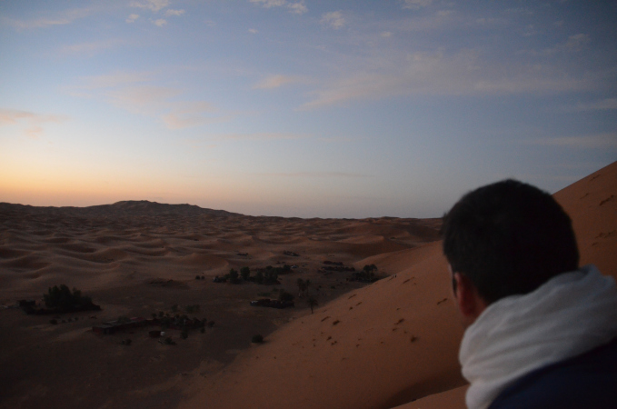 Sunrise over the Erg Chebbi Dunes, Sahara, Morocco