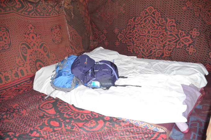 Our Bedroom at the desert camp, Erg Chebbi, Sahara, Morocco