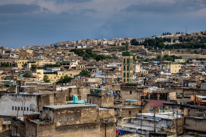 View across the medina of Fes