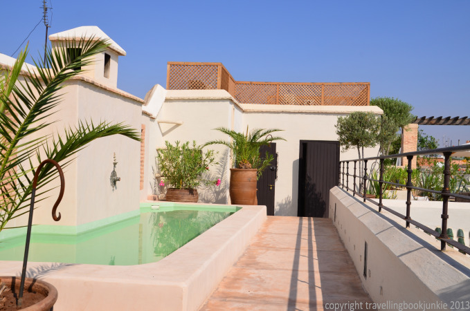 Top terrace dipping ppol, Riad Camilia, Marrakech, Morocco