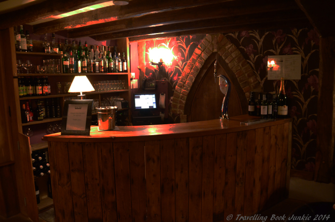 The relaxing bar area near our room, close to where the ghost of the military man has been seen. Elvey Farm,Kent