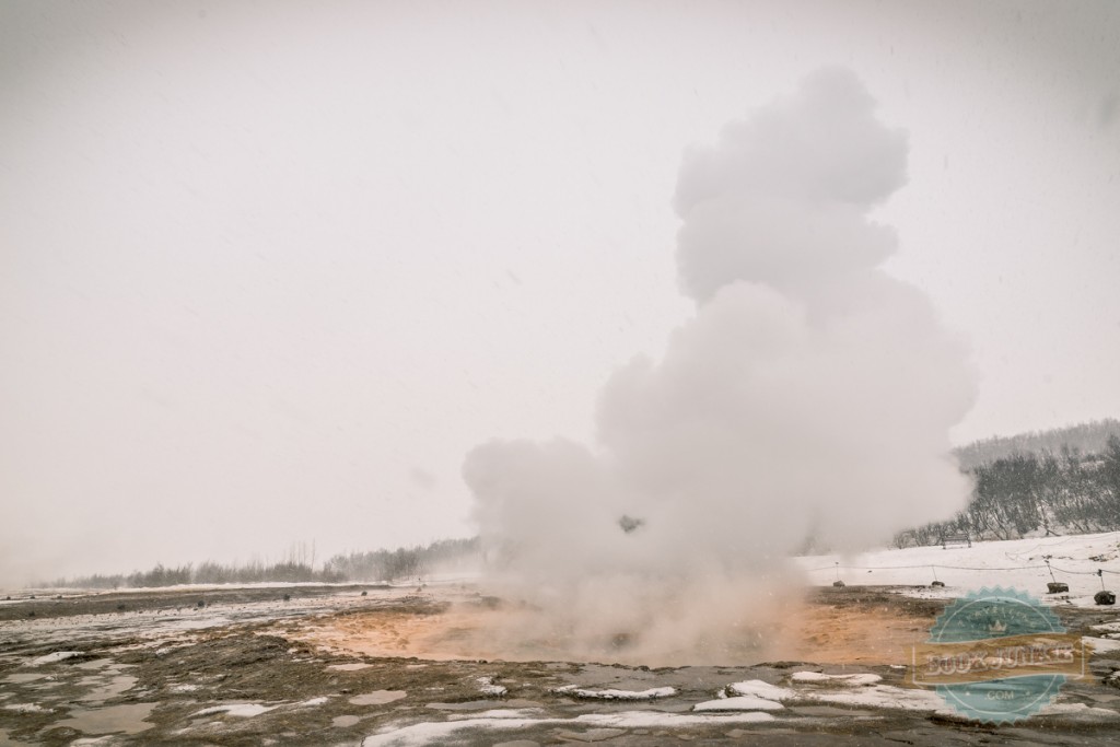 Smoking stacks and geysers in Iceland