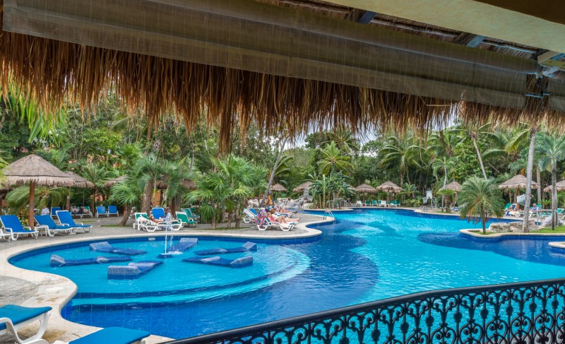 Swimming Pool in the Riu Tequila Mexico