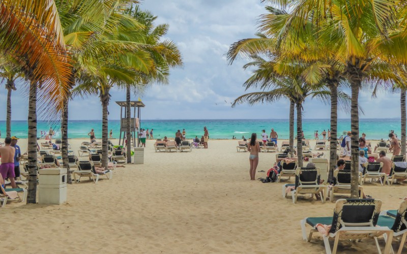 Playacar beach, Riviera Maya Mexico