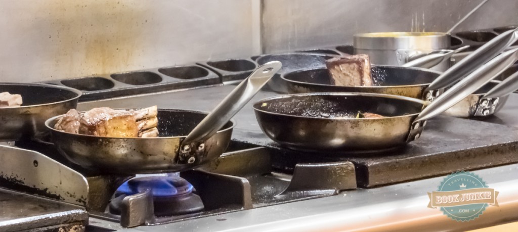 open kitchen at the Hotel Inspira Santa Marta in Lisbon Portugal