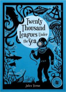 20,000 eagues under the sea; Jules VerneNovel; book, novelist, Sci-Fi, Captain Nemo