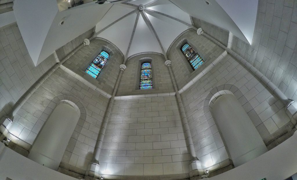 Vaulted ceiling of the sozo hotel france