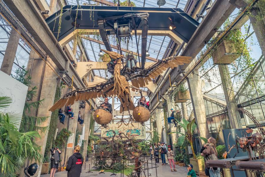 Flying Heron of Machines Des Ile Nantes France