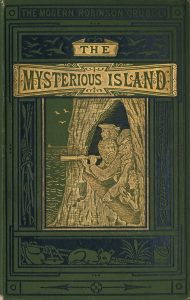 The mysterious island by Jules Verne, noveist, novel, book, writer, author