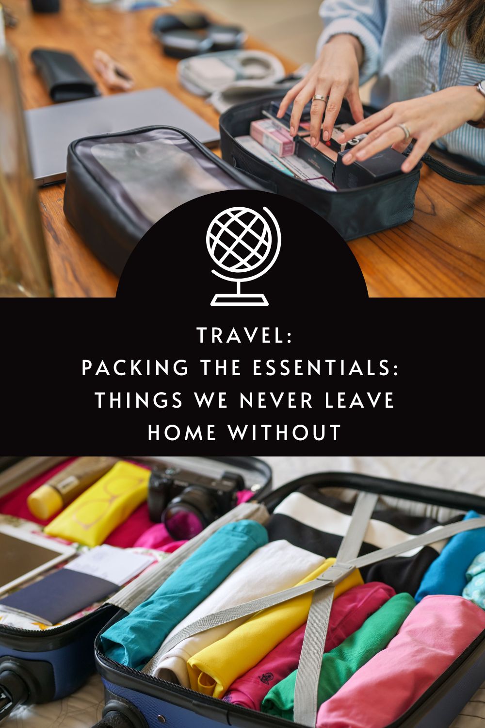 Packing The Essentials: 16 Things We Never Leave Home Without via @tbookjunkie