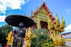 chiang rai, temples, thailand, giant, buddha, Wat Phra Kaew, white temple, Wat Rong Khun, Black House, Baan Dam, Wat Phra Kaew, Wat Huai Pla Kung, Wat Mung Muang, best, list of, must see,