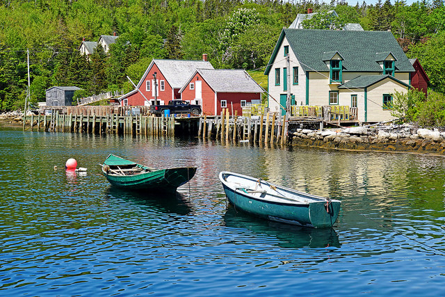 Both Nova Scotia and Brunswick are provinces in Canada that have provided inspiration for writers to write Canadian themed books.