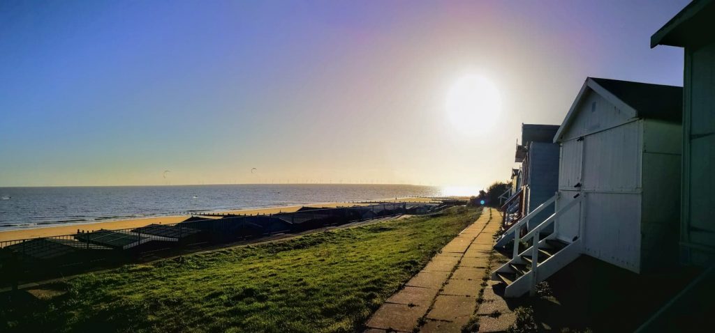 Frinton of sea North Essex, home of Lesley Kara author of The Rumour, a crime thriller with a gripping twist.