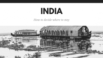 India: how to decide where to stay in this vibrant country. Whether you are after a hostel or pure luxury there is something for everyone. Via @tbookjunkie