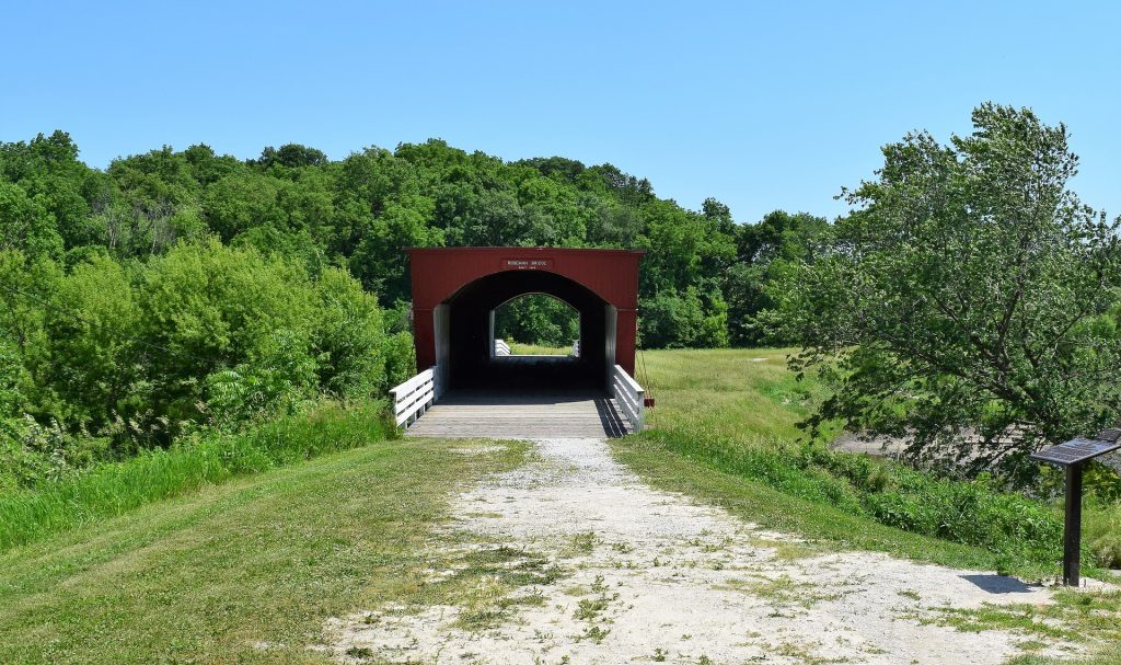 The Bridges of Madison County should be visited when on a literary tour of the USA