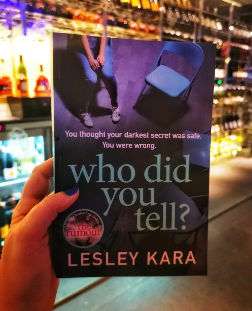 Who did you tell? Is the second crime novel by Lesley Kara