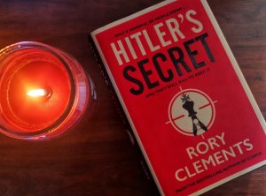 Hitler's Secret by Rory Clements, a spy thriller set in 1940s Nazi controlled Germany