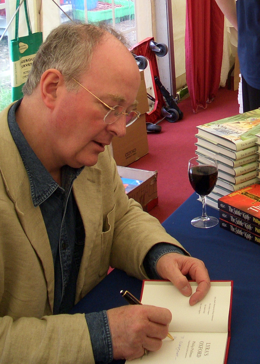 Phillip Pullman author of His Dark Materials 