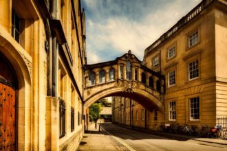 A well known bridge in Oxford, UK