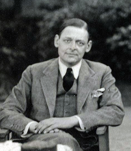 T.S. Eliot, writer and graduate of Oxford University