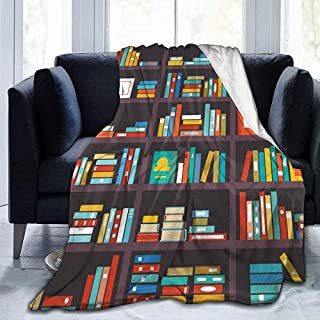 Book themed throw blanket for the bookworm in your life