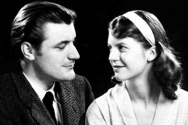 Sylvia Plath and her husband Ted Hughes, famous writers of Cambridge University