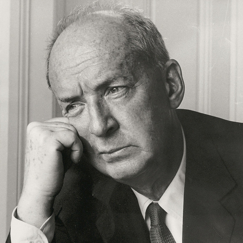 portrait of Vladimir Nabokov, a famous writer who once attended Cambridge University