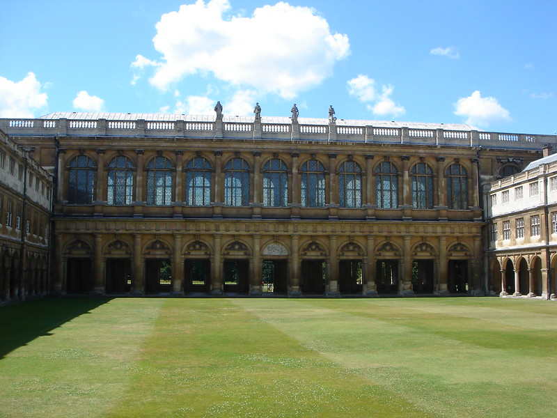 Wren Library, Trinity College Cambridge in the UK