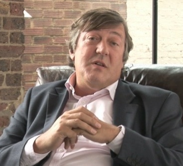 Stephen Fry, author actor and comedian