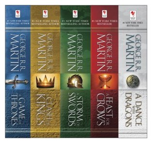 A Game of Thrones by Goerge R.R. Martin is not just an epic set of books but also a fantastic tv show