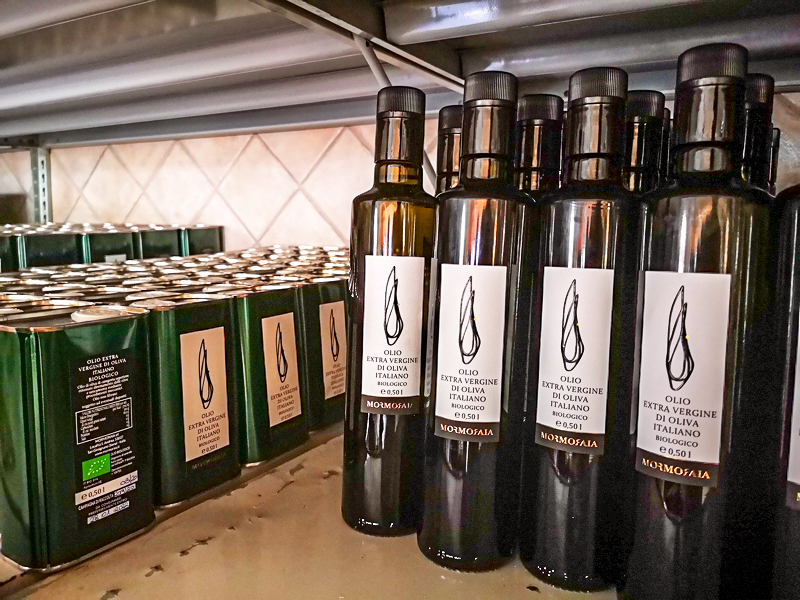 Olive oil is a favourite of those visiting LA Mormoraia