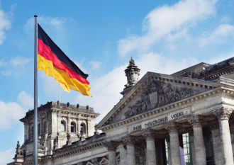 Berlin in Germany at the Reichstag building