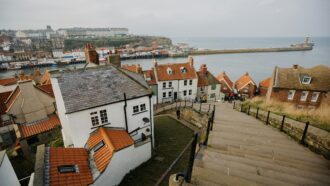 The 199 steps in Whitby