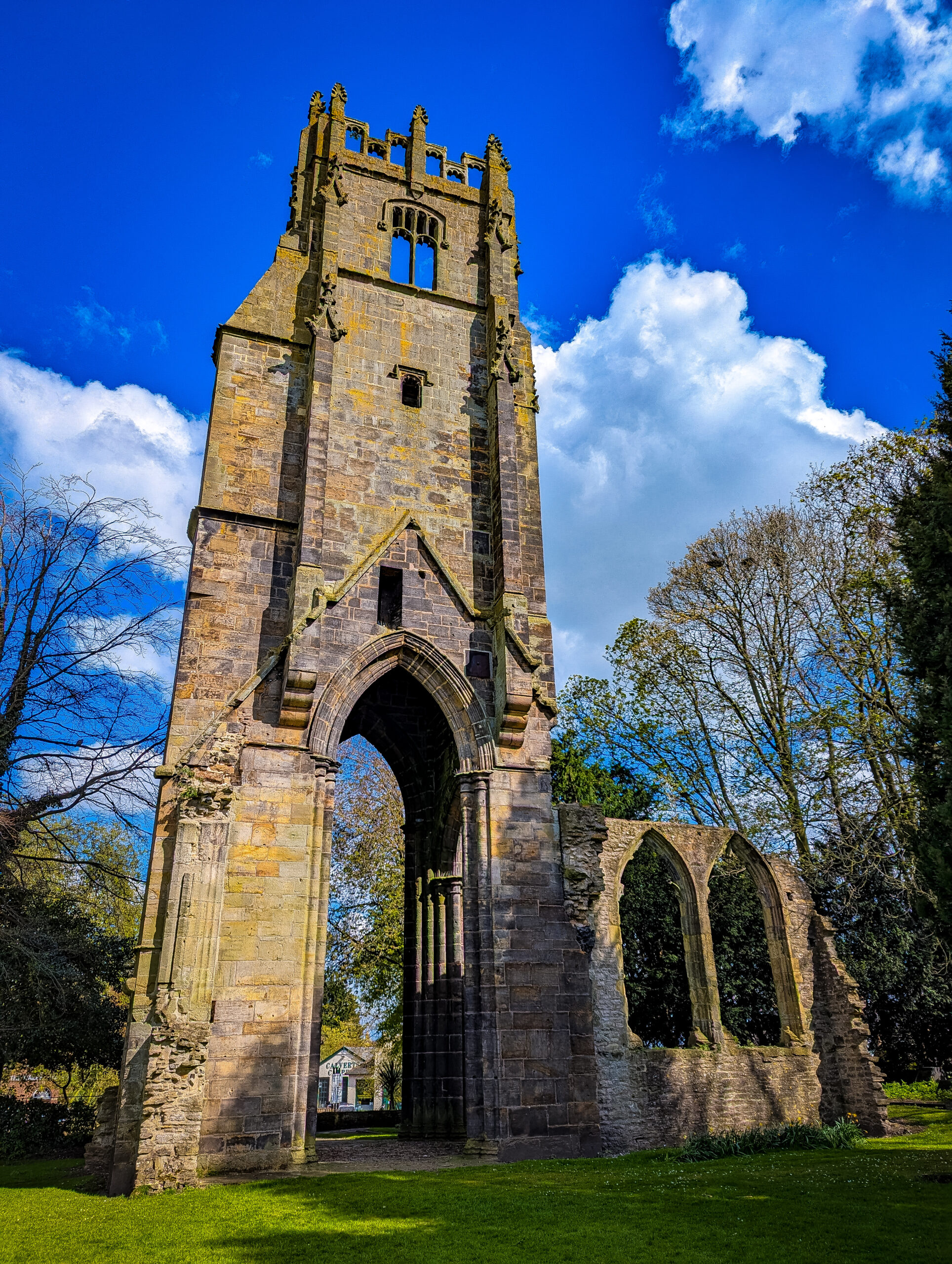 The remains of the Friary in Richmond North Yorkshire