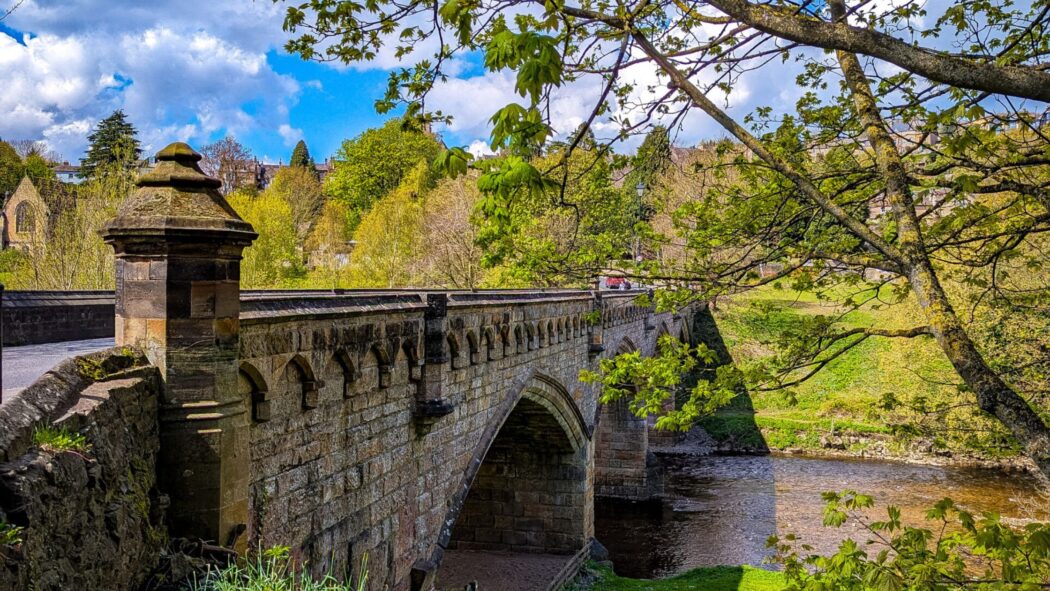 The bridge heading into Richmond in North Yorkshire