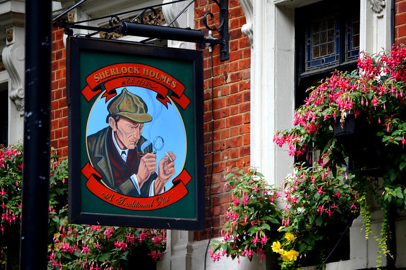 The Sherlock Holmes pub in London