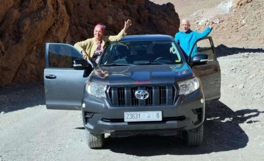 In the Middle of the Mountains in Todgha Gorges 