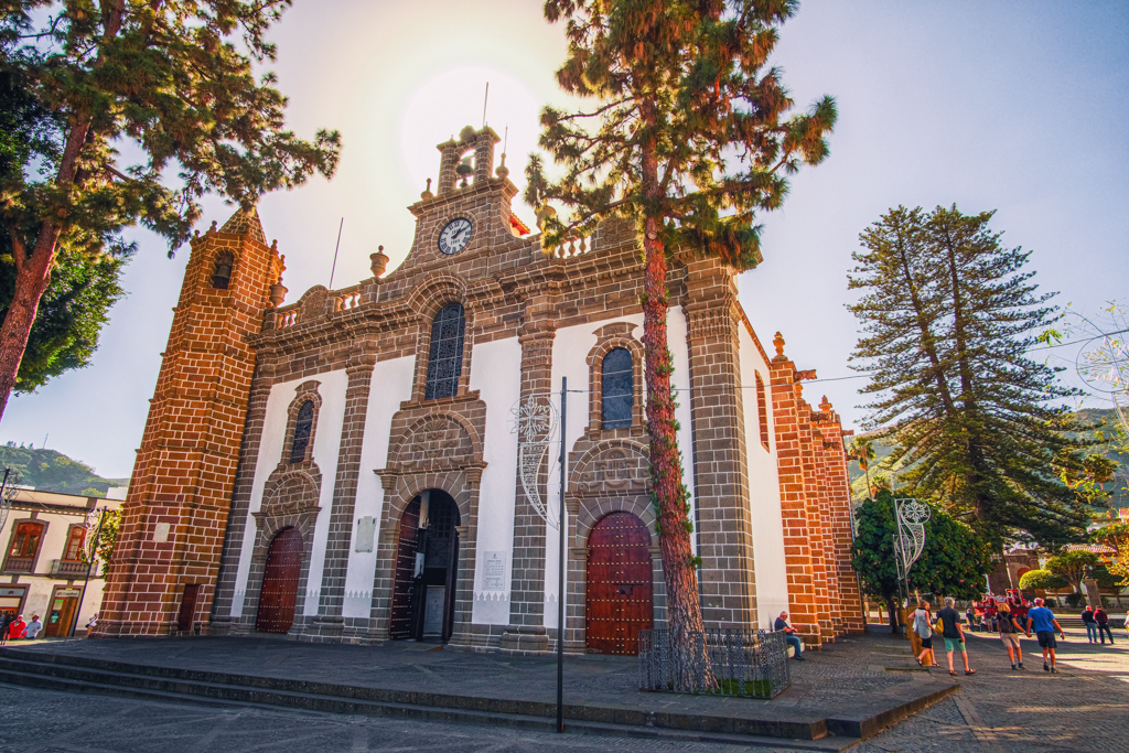 The church in Teror, in the centre of town.