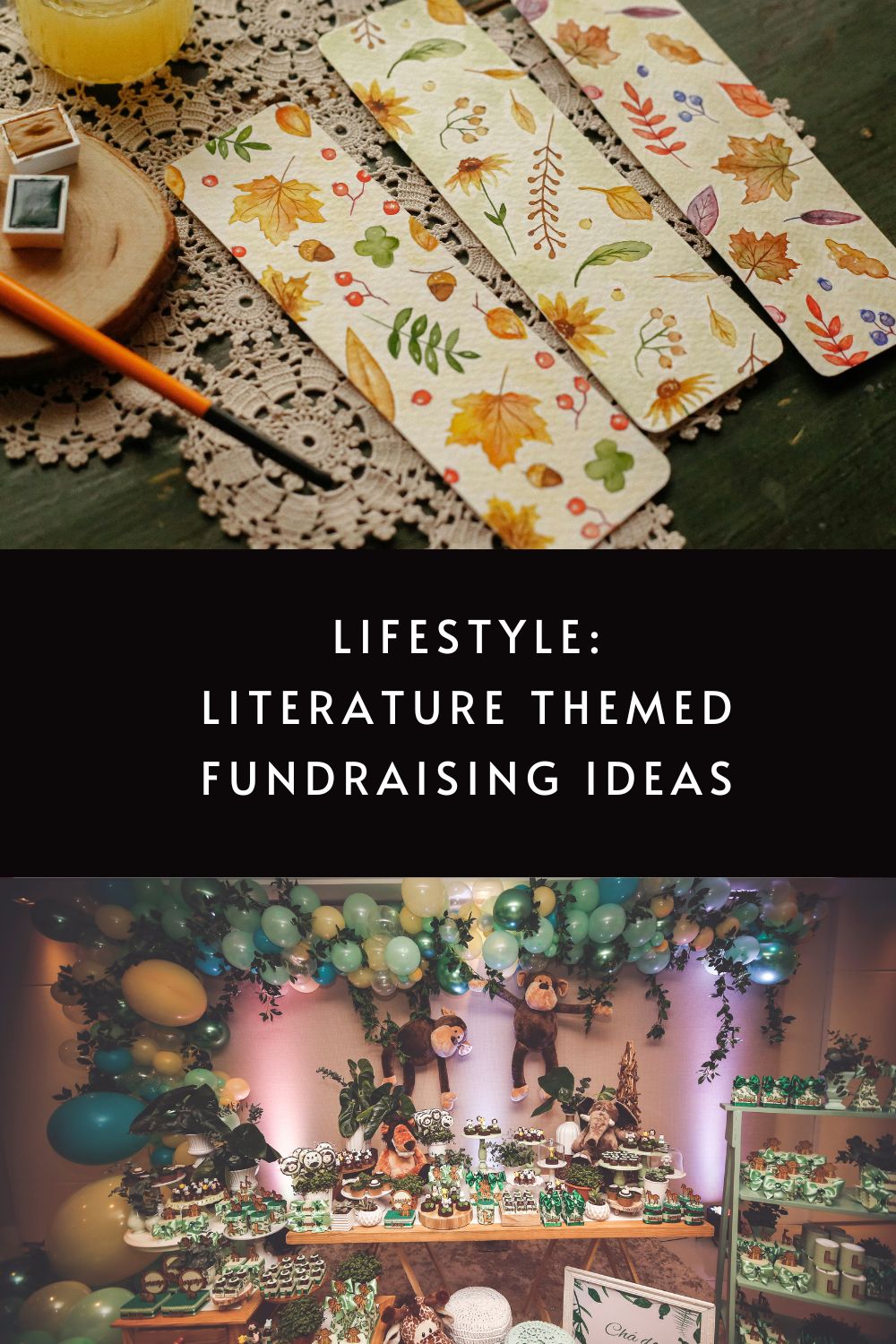 Literary themed fundraising ideas via @tbookjunkie